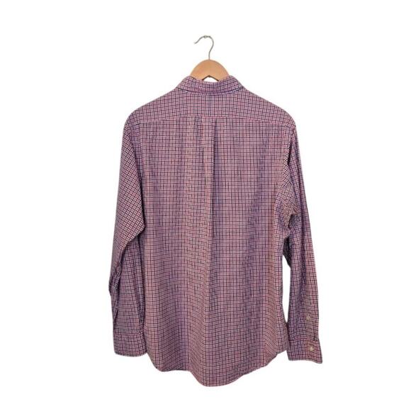 Ralph Lauren Men's Plaid Button Down Shirt Size XL Red White Blue Patriotic - Picture 2 of 9